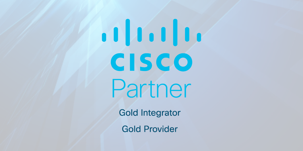 Cisco Partner Logo for Gold Integrator and Gold Provider