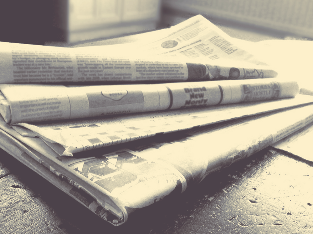 Stack of Newspapers