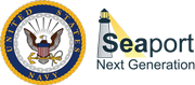 Navy Seaport Contract Logo. Image link opens a new tab.