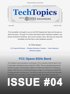 Tech Topics Newsletter Issue #04