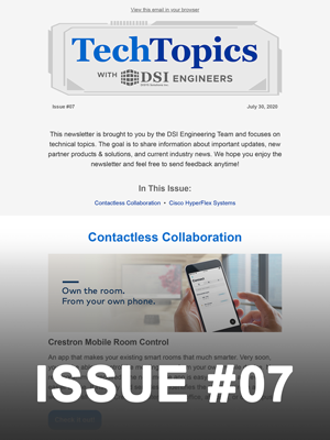 Tech Topics Newsletter Issue #07