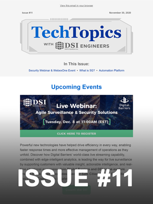 Tech Topics Newsletter Issue #11