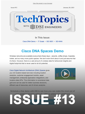Tech Topics Newsletter Issue #13
