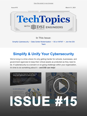 Tech Topics Newsletter Issue #15
