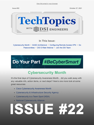 Tech Topics Newsletter Issue #22