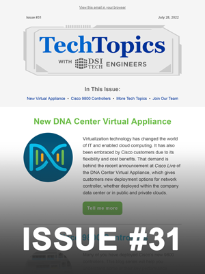 Tech Topics Newsletter Issue #31