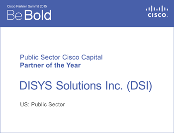 Cisco Partner of the Year Award 2015