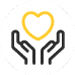 Hands Holding Heart Icon