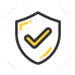 Shield with Checkmark Icon