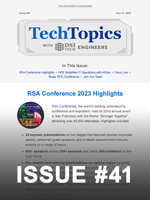 Tech Topics Newsletter Issue #41