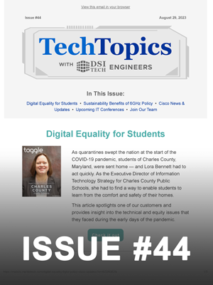 Tech Topics Newsletter Issue #44