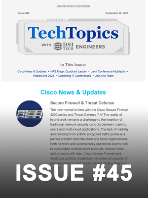 Tech Topics Newsletter Issue #45