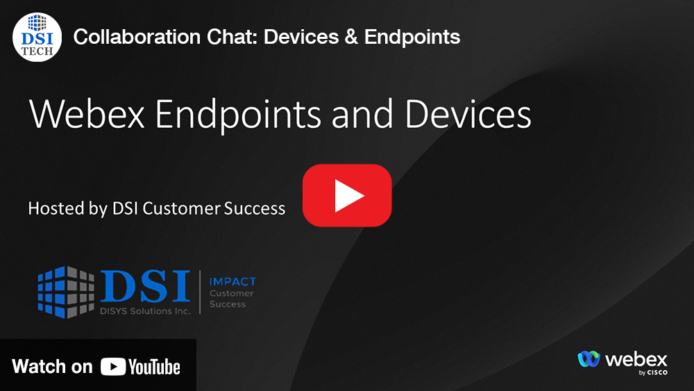 Video Thumbnail for "Collaboration Chat: Devices & Endpoints". Image link opens in new window.