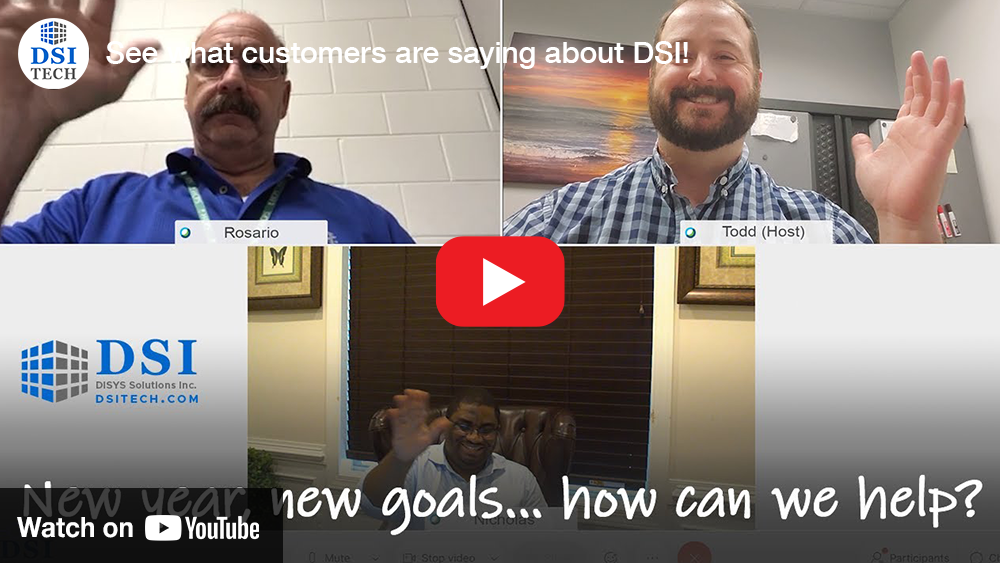 Video Thumbnail for "See what customers are saying about DSI!". Image link opens new window.