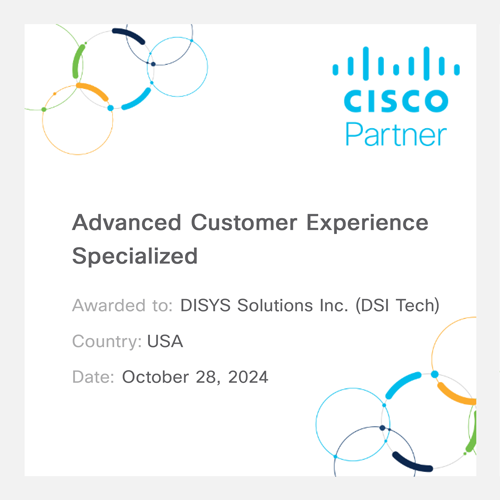 Cisco Advanced Customer Experience Specialization Certificate, Image opens in new window.