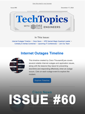 Tech Topics Newsletter Issue #60. Image link opens a new tab.